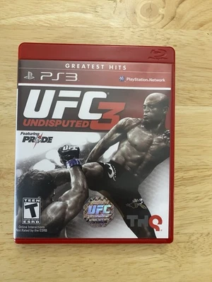 UFC Undisputed 3 - Greatest Hits (Sony PlayStation 3) PS3 con Manual Foto 1 de 3