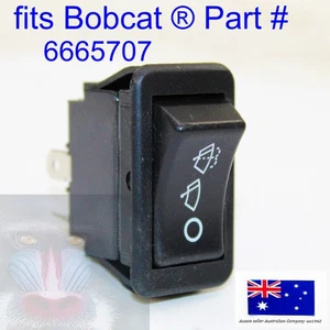 fits Bobcat Front Door Wiper Switch 6665707 653 741 742 743 751 753 763 773 7753 - Picture 1 of 15