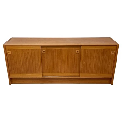 Aparador Clausen Mobler Gabinetes Mediados de Siglo Moderno MCM Danés Teca Credenza Foto 1 de 4