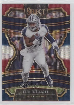 2019 Panini Select Concourse Tri-Color Prizm /199 Ezekiel Elliott #74 - Image 1 of 2