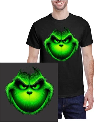 Grinchmas Grinch Head Chistmas Tee Shirt FUll size S-5XL DS925 - Image 1 of 4