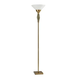 5168-21 Murphy Floor Lamp, 71" x 14" x 14", Antique Brass - Picture 1 of 5