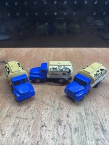 MAISTO UTILITY VAN MILK BLUE & WHITE 1:64 DIECAST 3" TANKER MILK TRUCK #24 - Picture 1 of 17