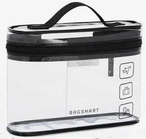 Clear TSA Approved Toiletry Bag - Travel Organizer - 8.5" W x 6.3" T x 3" D - Picture 1 of 1