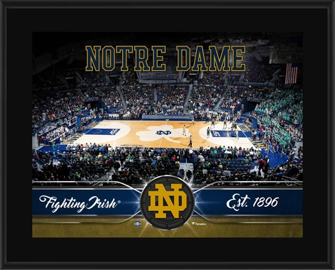 Notre Dame Fighting Irish 10.5" x 13" Sublimated Basketball Plaque Cover
