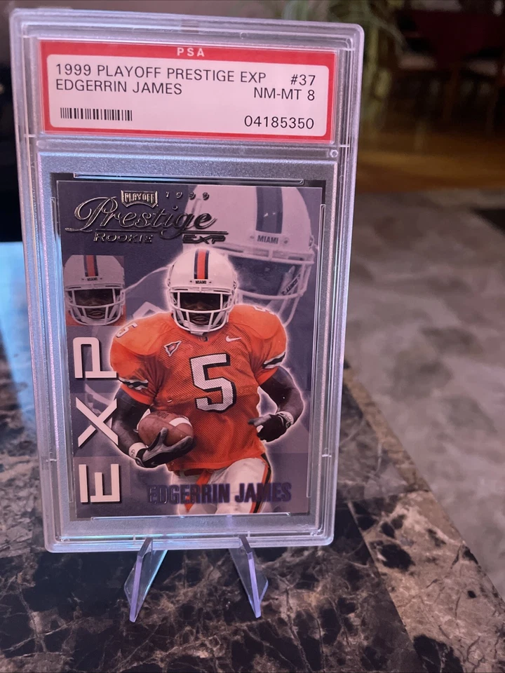 1999 PLAYOFF PRESTIGE EXP🏈EDGERRIN JAMES #EX37 (R/C) 👈MIAMI HURRICANES  COLTS - Image 1 of 2