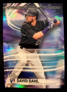 DAVID DAHL - 2017 Topps Chrome FRESHMAN FLASH #FF-4 - COLORADO ROCKIES - Picture 1 of 2
