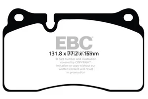 EBC Redstuff Front Brake Pads for Audi TT RS+ (8J) 2.5 Turbo (360 BHP) (2012>14) - Picture 1 of 1