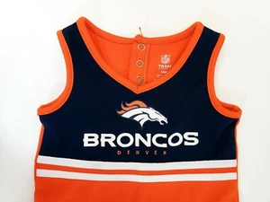 Denver Broncos Cheerleader Dress 100% Polyester Size 18 Mo NFL Team Apparel - Picture 1 of 10