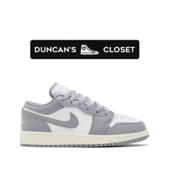 Talla 6.5y - Jordan 1 Low Vintage Gris [ENVÍO INMEDIATO] Foto 1 de 2