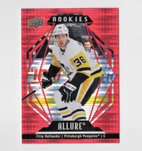 2022-23 Allure Red Rainbow RC Filip Hallander Penguins C-483