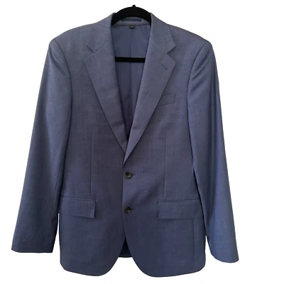 Шерстяной блейзер J.Crew Ludlow итальянский Tollegno 1900 мужской 36S темно-синий приталенный на заказ - Изображение 1 из 4