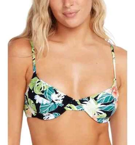 Volcom Juniors' Shady Beach V-Neck Bikini Top Size Medium New - Picture 1 of 1