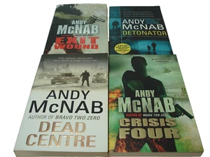 Andy McNab 4 x Nick Stone paperback books bundle action thriller Free P & P - Foto 1 di 8