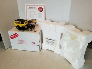 1:24 Danbury Mint 1931 Coca Cola Delivery Truck Mint In Box With Title Paper Up - Picture 1 of 12
