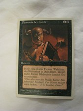 MtG - GERMAN White Border FWB - 4th Fourth Edition - Demonic Tutor - MINT/NM