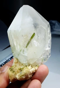 1275 Cts Tourmaline Crystal With Quartz Crystal on Matrix Damage Free - Picture 1 of 6