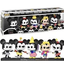 Funko POP Disney Archives - Minnie Mouse 5 Pack Amazon Exclusive New - Picture 1 of 8