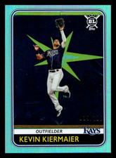 2020 Topps Big League Rainbow Foil Kevin Kiermaier /100 #228 Tampa Bay Rays