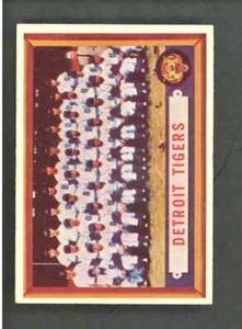Nice 1957 Topps #198 Detroit Tigers Team e carte bonus aggiunte sempre - Foto 1 di 2