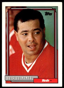 1992 Topps Luis Quinones Cincinnati Reds #356