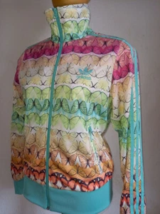 # ADIDAS RETRO BUTTERFLY FULLPRINT JACKET D36 VINTAGE TRAININGSJACKE BREAKDANCE - Bild 1 von 9