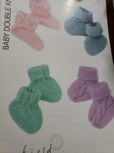 Hayfield Knitting Pattern 4415 Baby DK Booties to 2 yrs - Picture 1 of 1