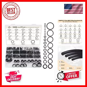 O Ring Set 1050 Teile, O Ring Sortiment Kit 21 Größe, Metrisch Nitril Kautschuk O R... - Bild 1 von 8