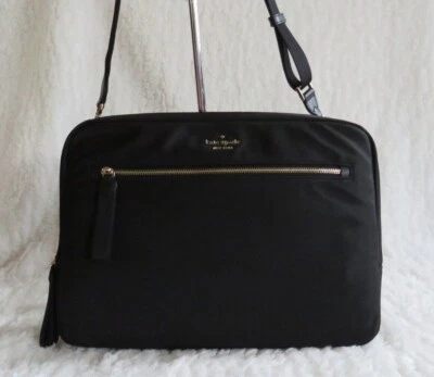 Kate Spade Chelsea Little Better Laptop Sleeve (Black) - NWT (WKRO0577) - Image 1 of 4