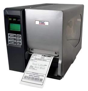 TESTED TSC TTP-246M Pro Industrial Thermal Transfer Label Printer USB Serial LAN - Picture 1 of 13