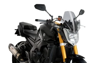 Pantalla deportiva Puig Light Smoke nueva generación Yamaha FZ1 2006-2015 Foto 1 de 2