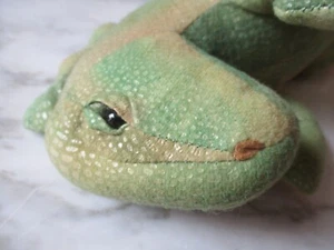 Peluche Dan Dee Dinosaurio Tinte Verde Brillo Reptile Patrón 12" - Imagen 1 de 4
