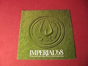 Chrysler Imperial 1968 folleto de ventas estándar - original - Imagen 1 de 3
