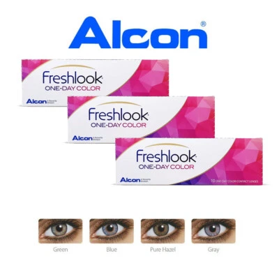 ALCON FreshLook One-Day Color - 3x10er-Pack - Farbige Tageslinsen
