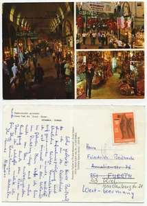 02400 - Istanbul - Großer Basar - Ansichtskarte, gelaufen - Bild 1 von 1