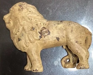 Vintage Cast Iron Lion Bank. 5 X 4” Piggy Bank - Picture 1 of 14