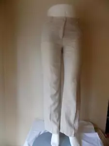 Pantalones largos Eileen Fisher bronceados con cremallera delantera dos botones talla S - Imagen 1 de 1