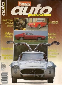 AUTO PASSION 25 MERCEDES 300 SL 1955 ALFA ROMEO MONTREAL ASA 1000 GT COVENTRY CL - Imagen 1 de 2
