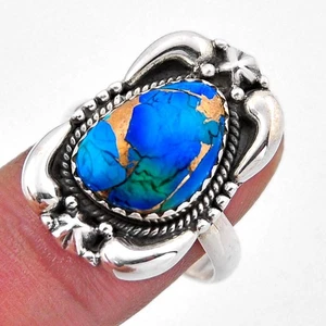 Handmade Sterling Silver Peacock Dahlia adjustable Ring Model556 - Bild 1 von 4