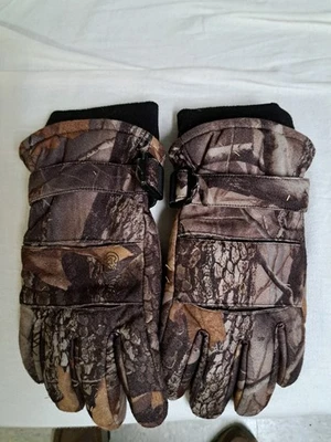 Waterproof Hunting Gloves in Real Tree Camo - Image 1 of 3