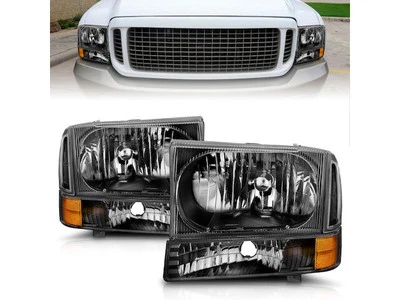 For 1999-2004 Ford F450 Super Duty Headlight Set Anzo 35971QWTZ 2000 2002 2003 Foto 1 de 4