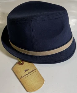 Tommy Bahama Large Navy Blue Fedora Hat NWT - Picture 1 of 10