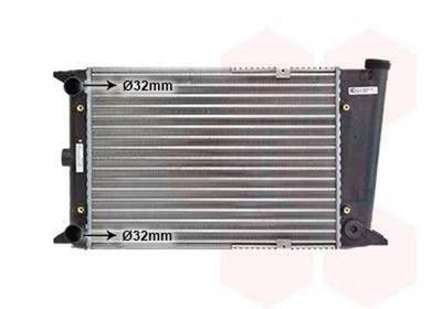 VAN WEZEL 58002006 radiador radiador de agua radiador de motor para VW GOLF I (17) - Imagen 1 de 4
