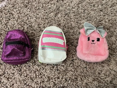 Lote 3x Mini Mochila Zombies Disney Real Littles Seabrook Foto 1 de 4