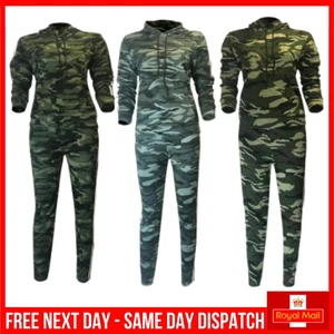 Mujeres Damas 2 Piezas Sudaderas con Capucha Sudadera Joggers Ropa de Salón Chándal Traje Deportivo - Imagen 1 de 11