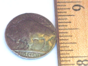 Buffalo Head Nickel Llapel Pin - Picture 1 of 1