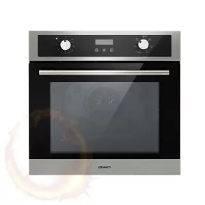 Devanti Electric Built In Wall Oven 80L Convection Grill Ovens Stainless Steel - Picture 1 of 8