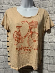 🚲 Volcom Stone Women’s T Shirt M Medium Short Sleeve Activewear Athletic #545 - Picture 1 of 4