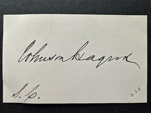 CSA Confederate General JOHNSON HAGOOD signed Autogramm US Historical Rare - Bild 1 von 2