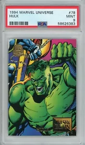 1994 Marvel Universe #78 Hulk PSA 9 - Picture 1 of 2